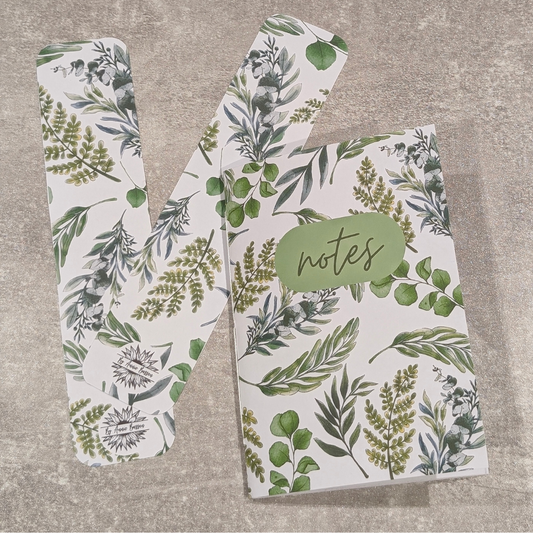 Botanical Leaves Design A6 Notebook